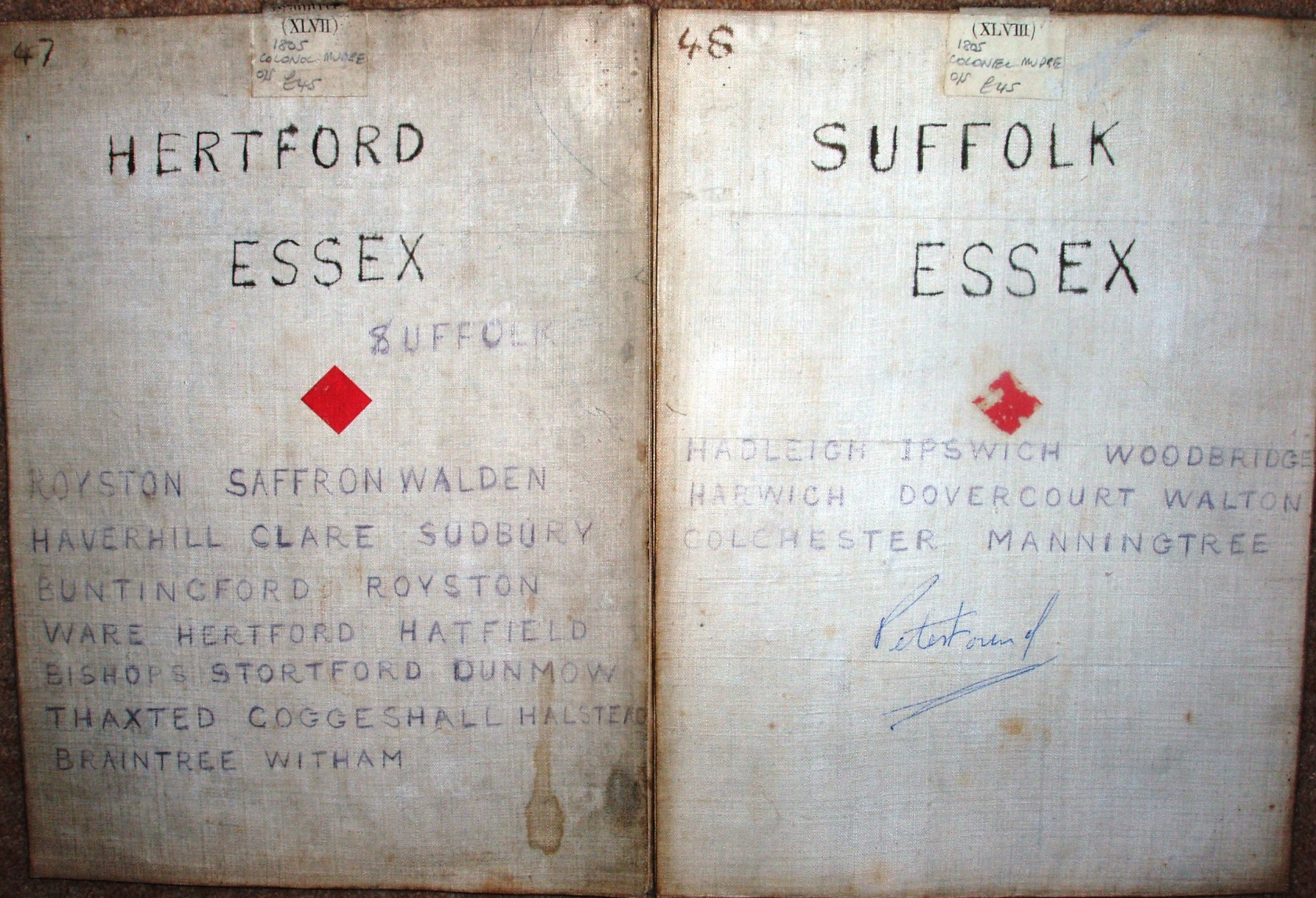 OS Old Series S47 and S48 covers
